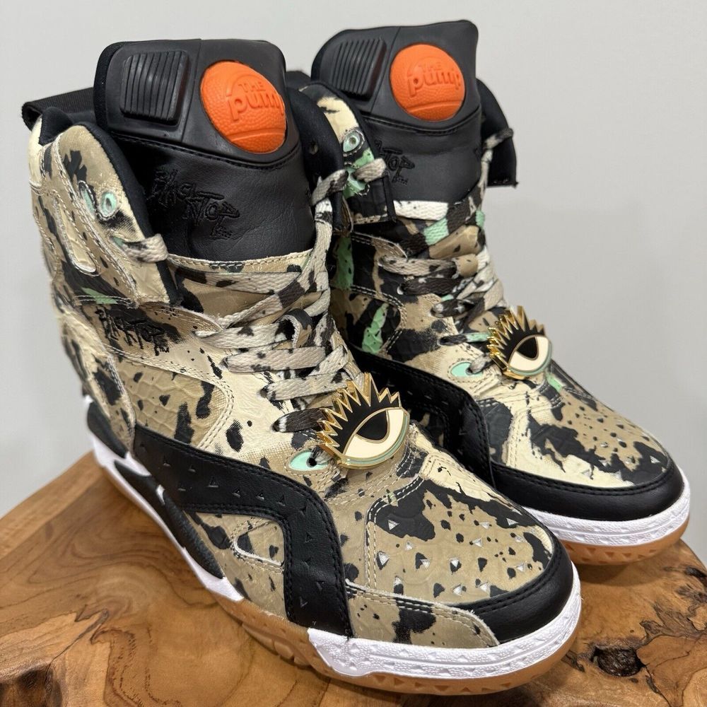 MELODY EHSANI x REEBOK Blacktop Womens Pump Wedge Sneaker Size 9